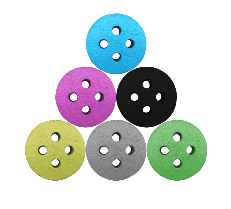 50mm - Colored perforated quick burning charcoal fruit charcoal