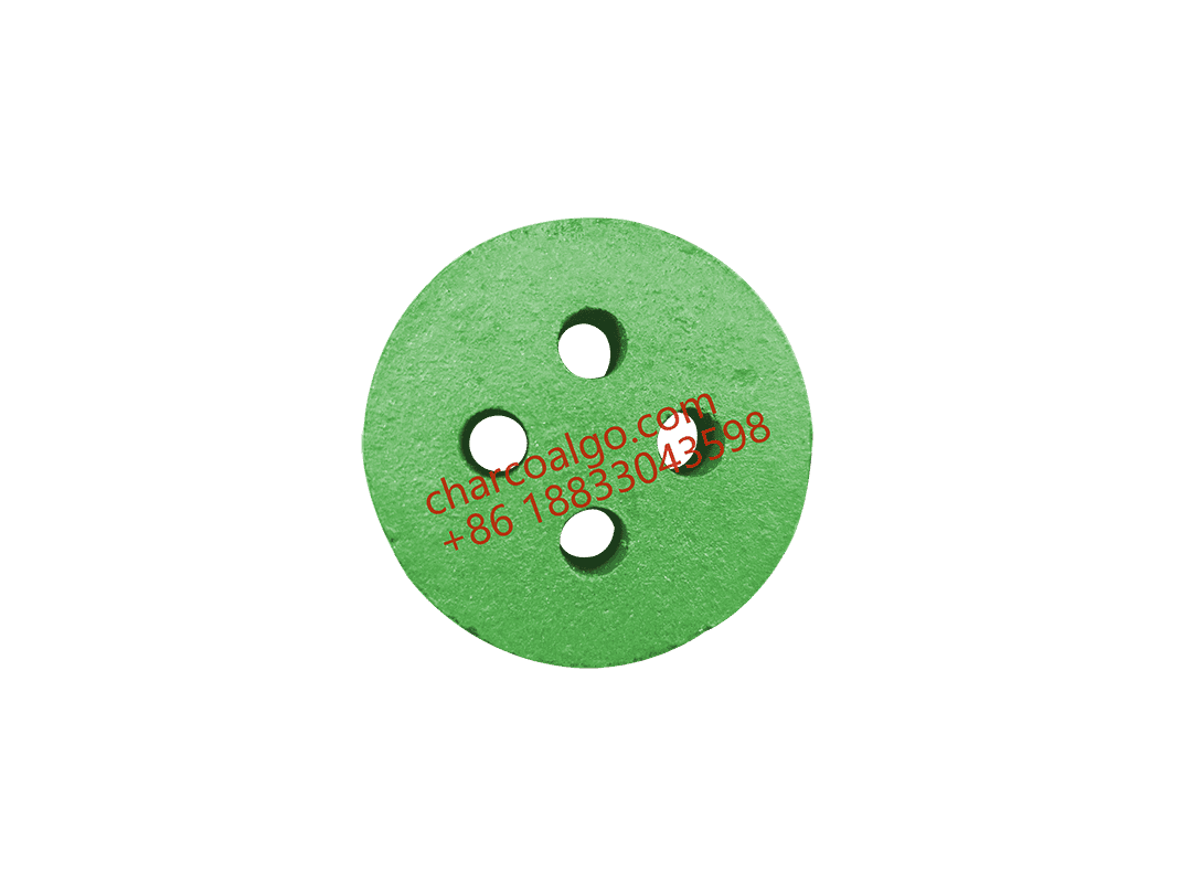 50mm Speed Quick-Burning Charcoal Round Disc with 4 Holes Customized Full Solution CC505-SBQ