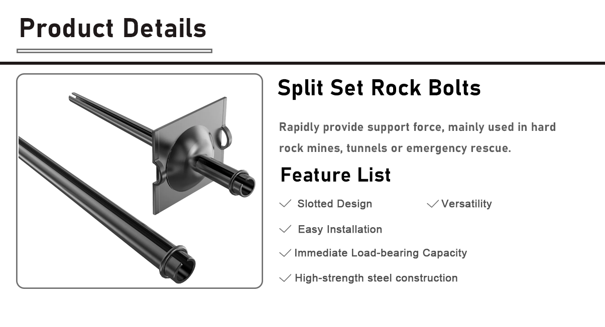 Functional Introduction to Split Set Rock Bolts
