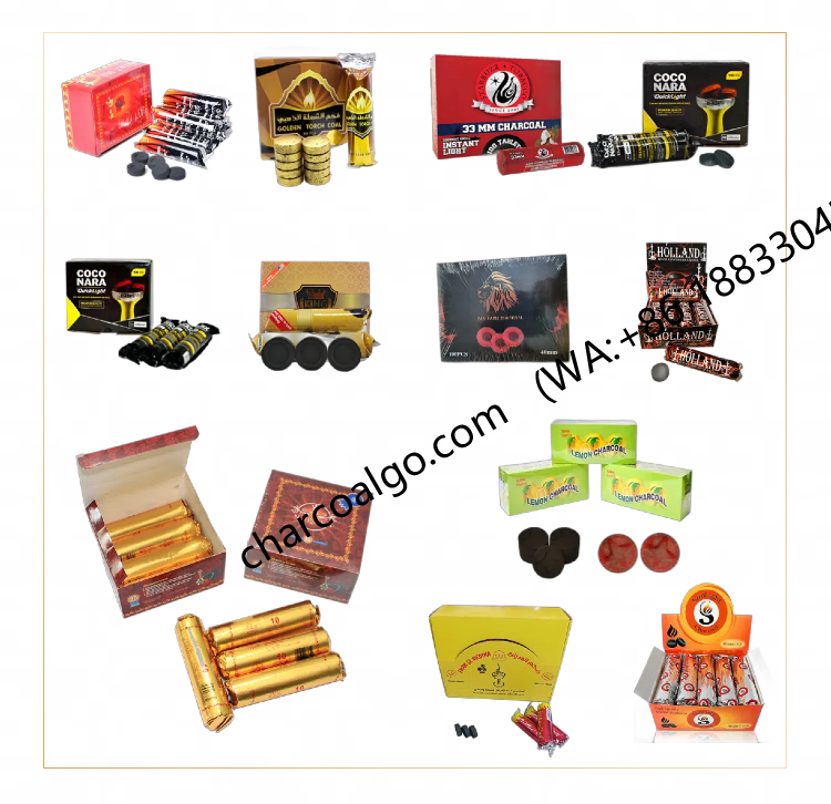 50 Quick-burning Charcoal, Non-porous Round Black Discs AA503-SBQ