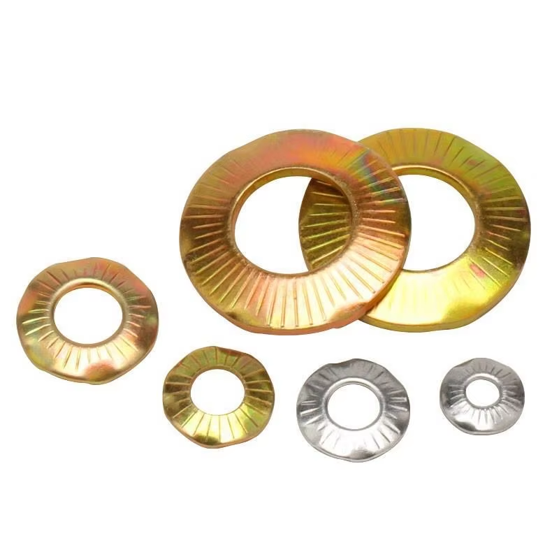 Color Zinc Plated Hexagonal Grounding Washer for Electrical and Mechanical Applications