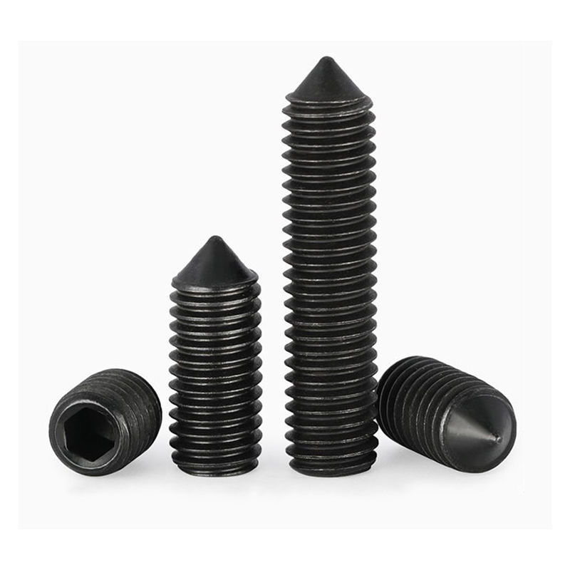 Установочные винты из нержавеющей стали DIN 914 с цинковым покрытием, мелкая резьба, размер M3, длина 12 мм, метрическая/дюймовая система измерений