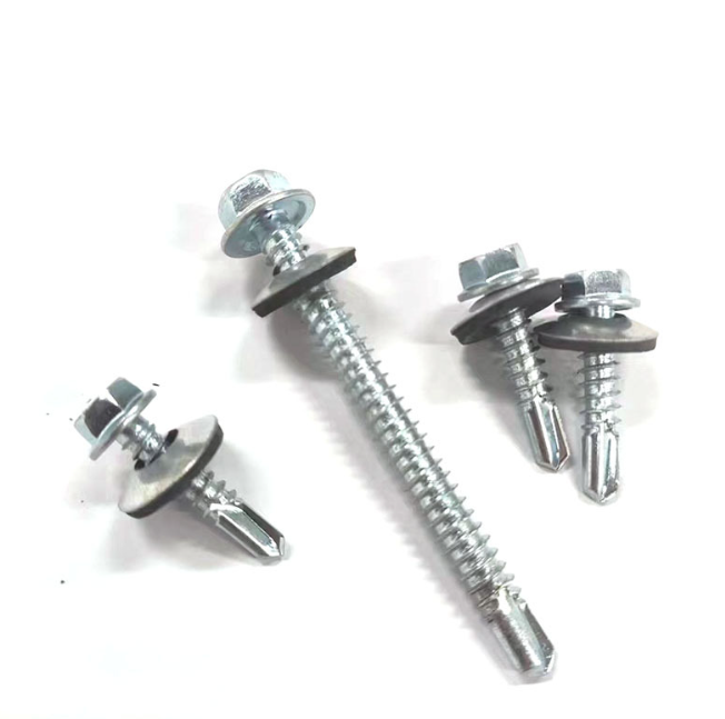 Hexagonal Self-Drilling Screw Metric Measurement System Carbon Steel Stainless Steel Steel Class 4
