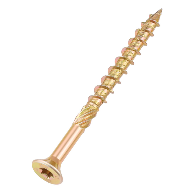 برغي سطح/برغي مجموعة توركس معدني توركس خشب مورد صيني مخصص مطلي بالزنك