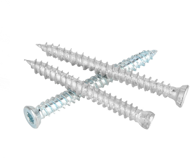 German Style Plum Groove Design Carbon Steel Flat Head Self-Tapping Screws Window Self-Cutting Torx Screw Metric Inch