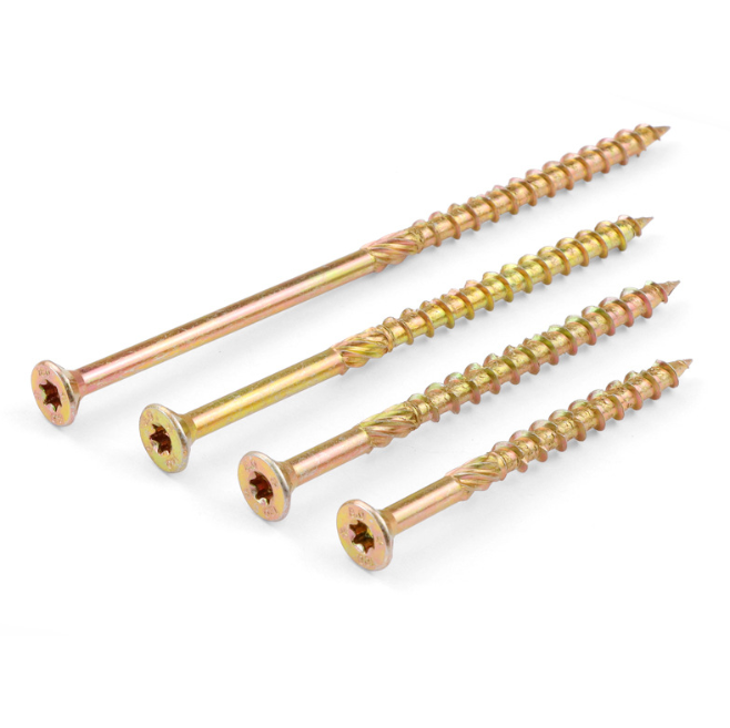 Customized Zinc-Plated Deck Screw/Torx Set Screw for Metal & Wood Applications