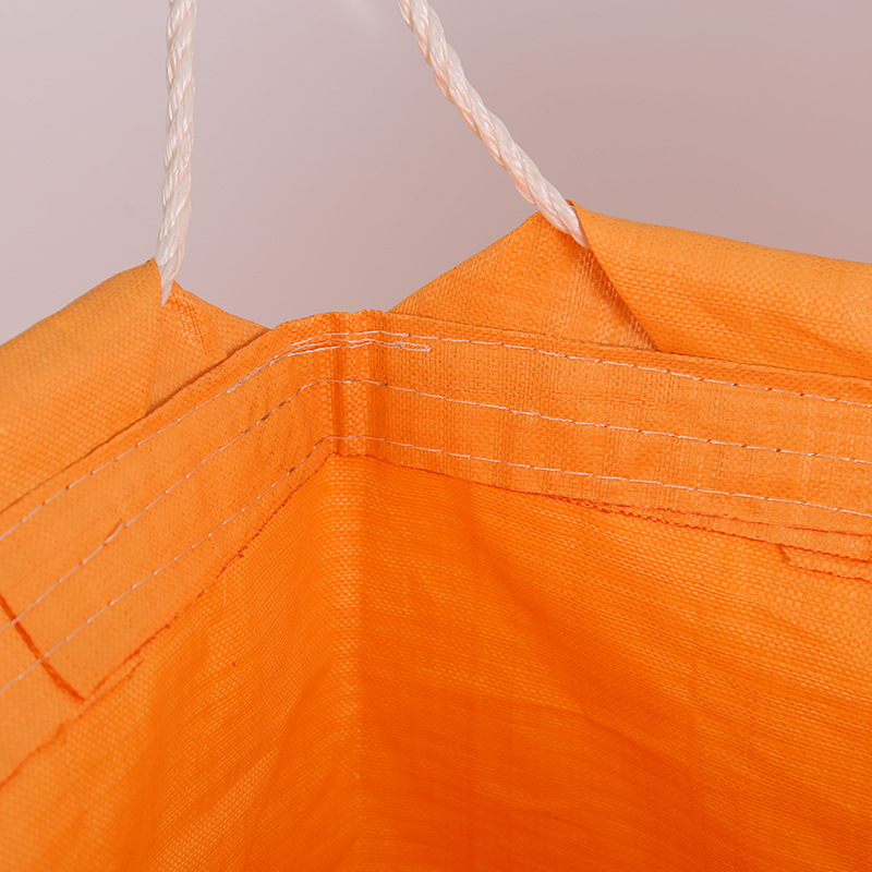 New PP FIBC Bags with Lifting Loops | Yellow Industrial Feed Bags 1-2 Ton