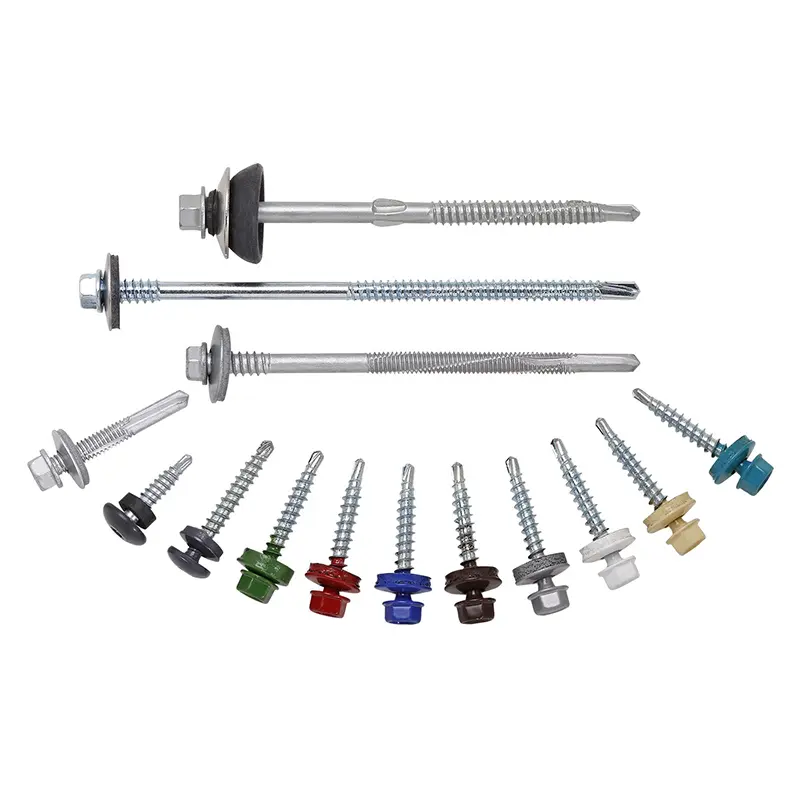 Farmer self-drilling screws engineered for metal roofing applications