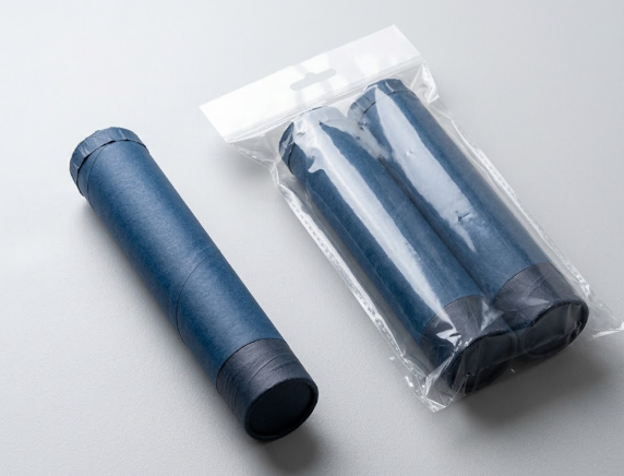 A single confetti cannon beside a two-piece retail pack.