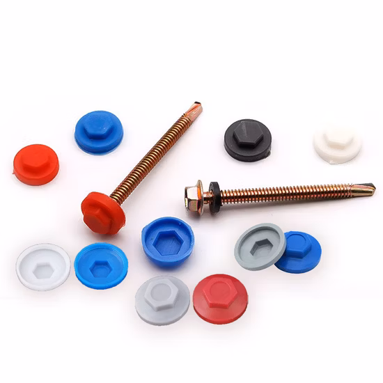 PVC Hex Cap for Self-Drilling Screws